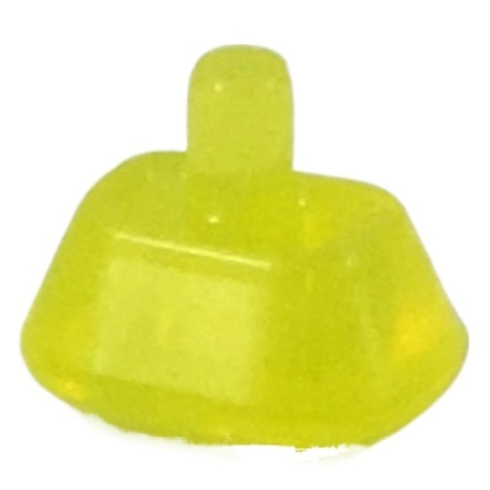 Камень, огранённый c маленькой булавкой 36451a Trans-Yellow