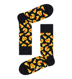 Носки унисекс Pizza Love Sock с кусочками пиццы (Размер: 29) (Цвет: черный)