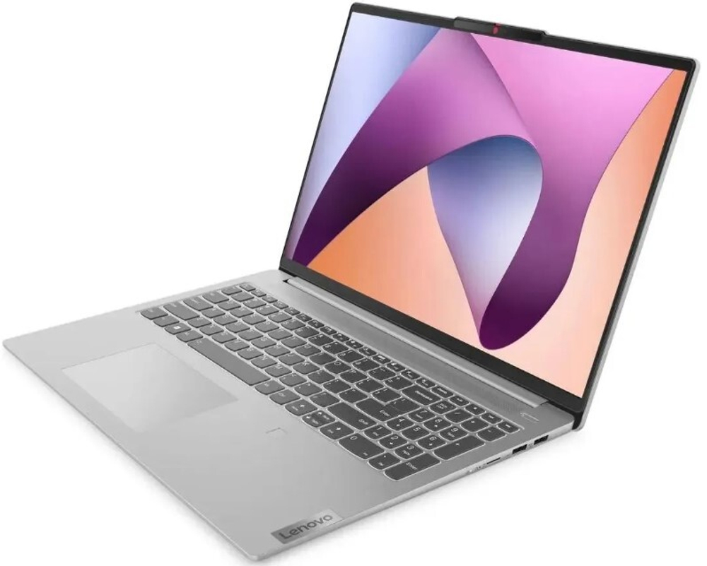 Ноутбук  Lenovo IdeaPad Slim 5 16ABR8 16 ", Ryzen 7, 16 Гб RAM, 512 Гб SSD, Radeon Graphics, Серый