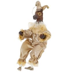 GAEM Игрушка набивная подвес "Лошадь-клоун", L15 W9 H38/23 см