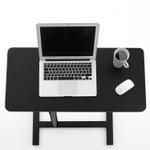 Компьютерный стол с газлифтом, прикроватный столик, столик для ноутбука, регулировка высоты, черный, Tatkraft Bliss, 8