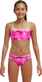 Купальник FUNKITA Girl's Pink Caps