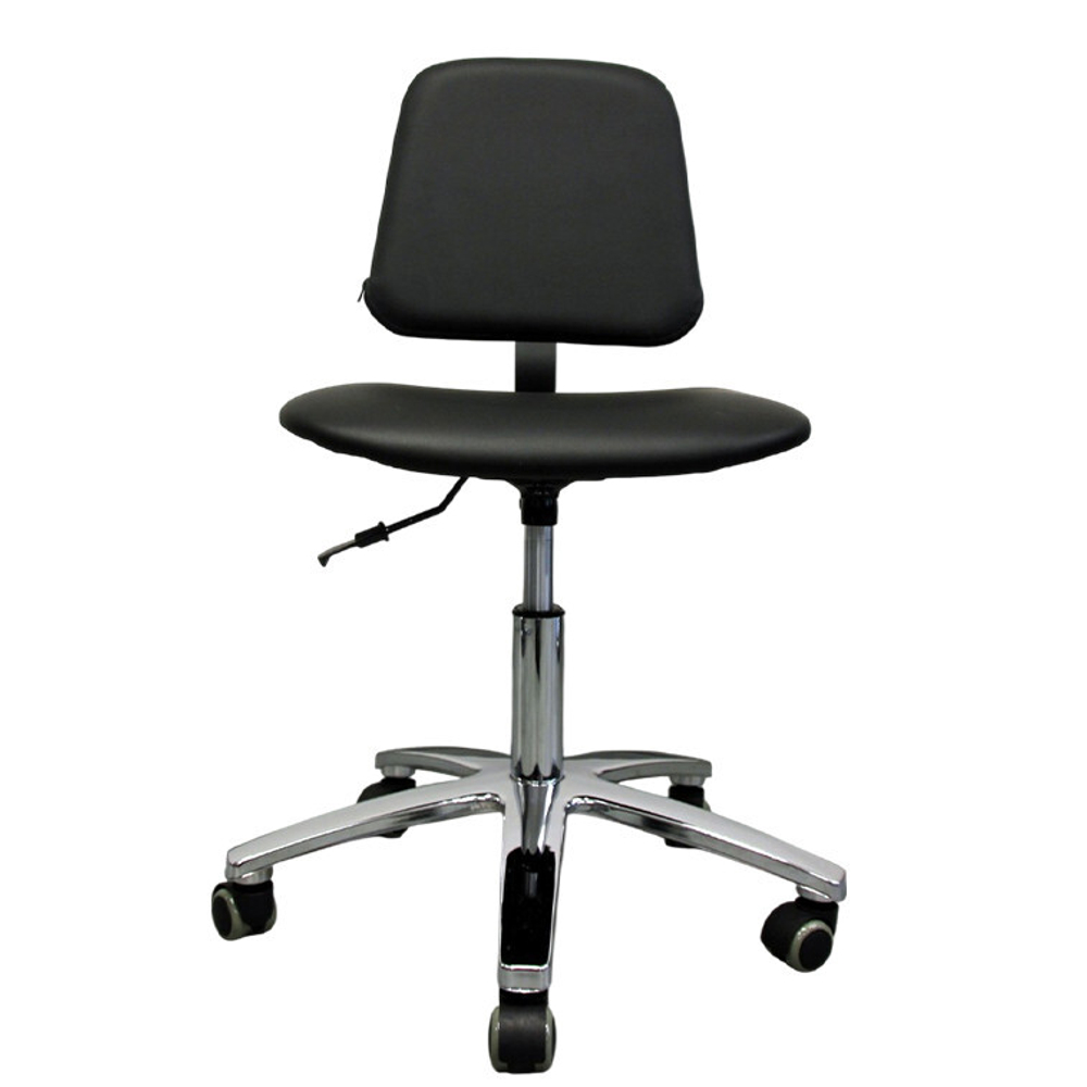 Стул мастера со спинкой ТРЕНД на прорезиненных колесиках1