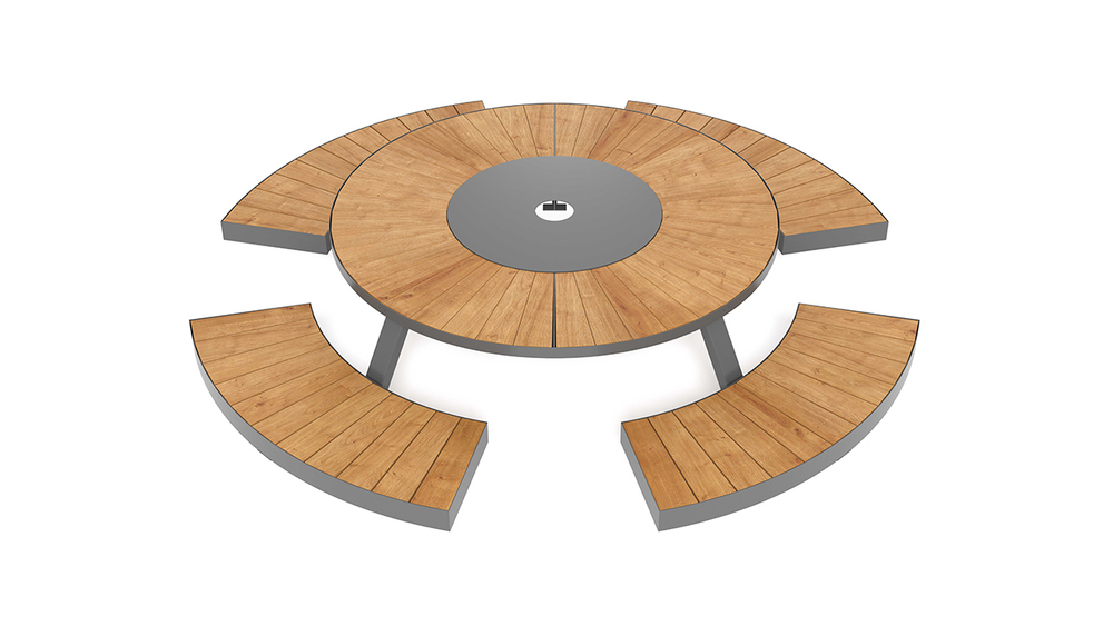 Стол с зонтом SK00148