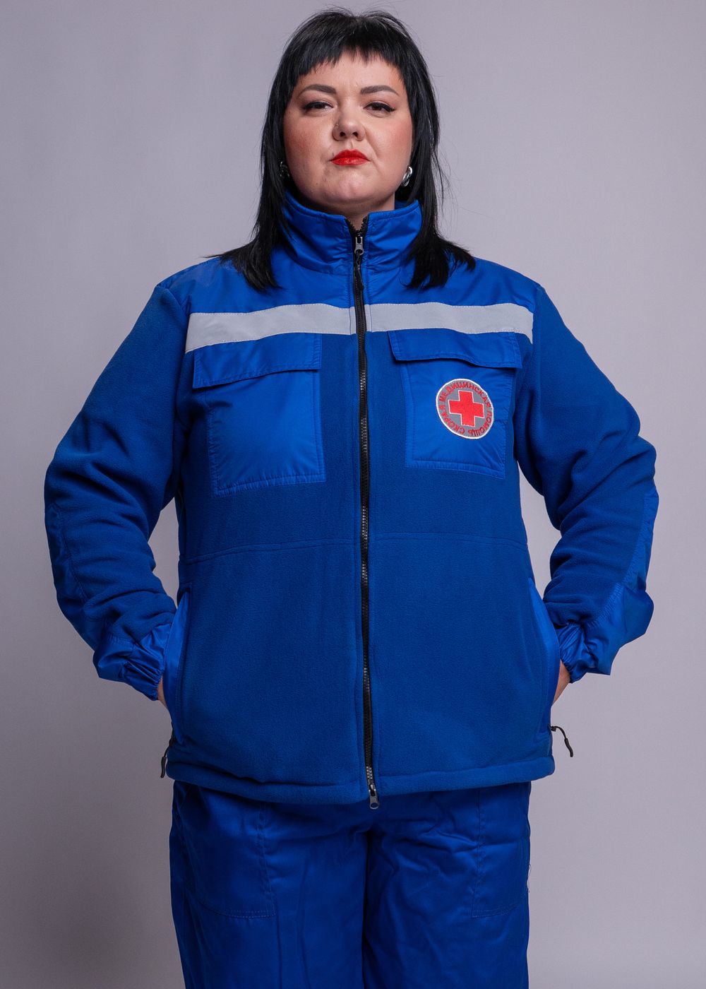 Толстовка флисовая женская Скорая помощь Medicline
