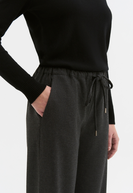 Брюки из шерсти и вискозы