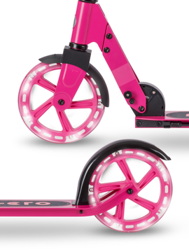 Колесо Micro LED для Cruiser 200*30 мм (1 шт), ягодный розовый