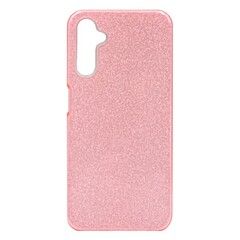 Силиконовый чехол блестящий Sparkle Case Блеск для Samsung Galaxy A54 (Розовый)