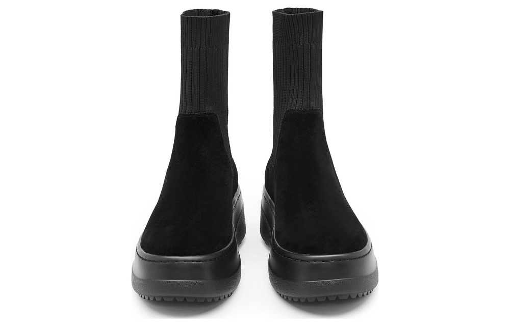 Staccato Stretch & Sock Boots Women"s Black/Yellow