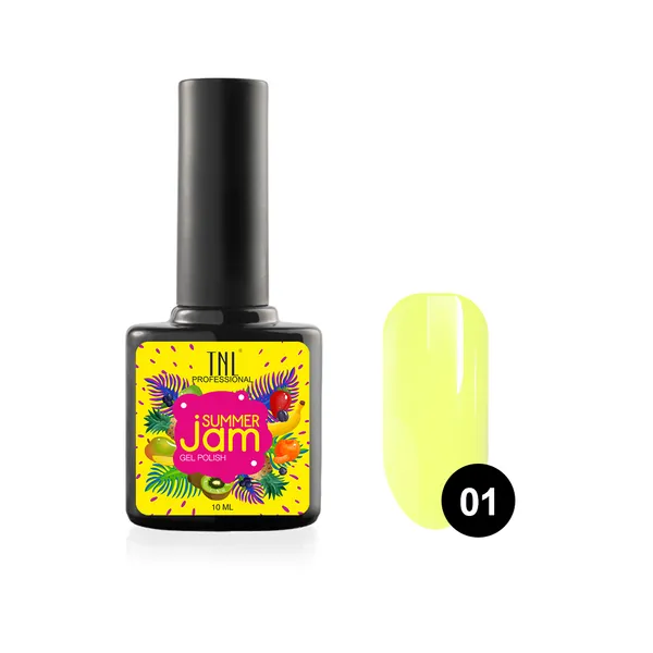 Гель-лаки TNL Summer Jam Гель-лак TNL Summer Jam №01 - светло-желтый (10 мл.) shop_items_catalog_image20196.jpg