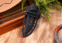 Ножны из кайдекса Colada черные c UniClip