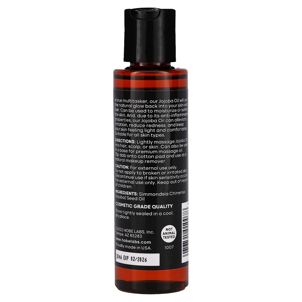 Hobe Labs, Essentials, органическое масло жожоба, 118 мл (4 жидк. унции)