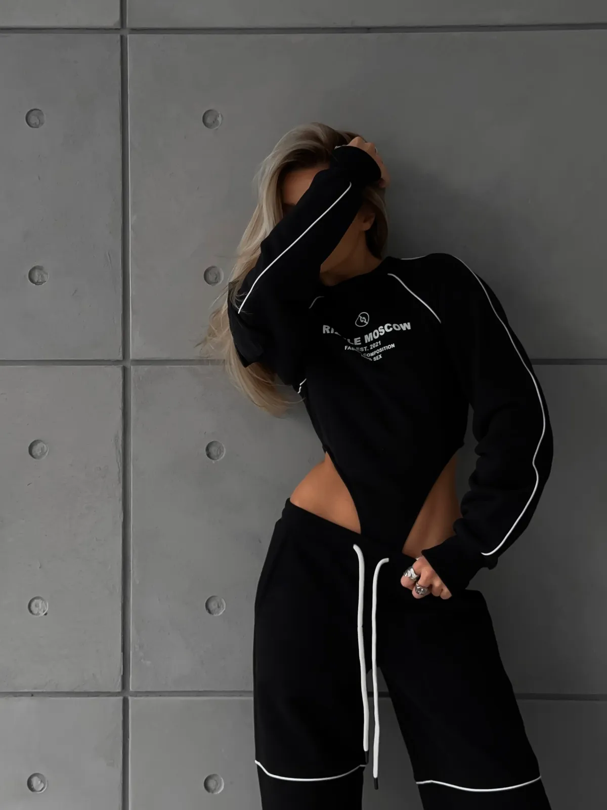 Брюки-карго из футера Universe