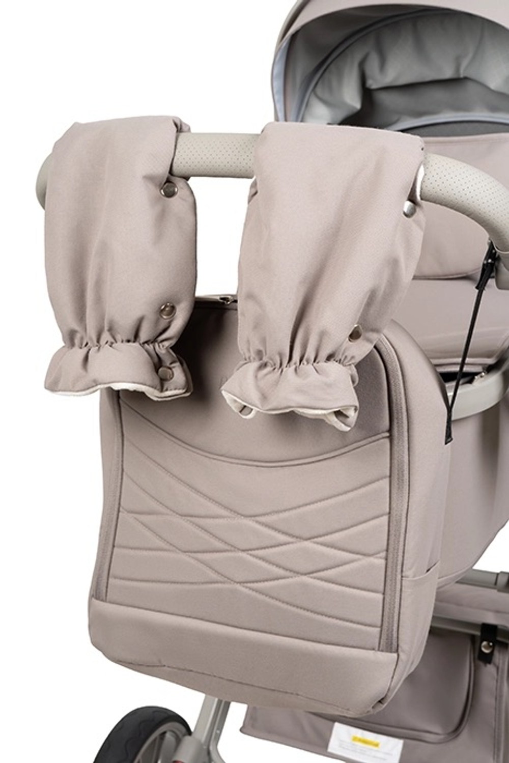 Коляска трансформер Farfello Aimile Adventurer ткань серо-бежевый
