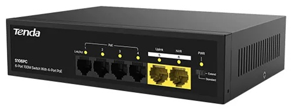 Коммутатор Tenda S106PC
