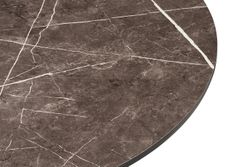 "Каффе" стол из HPL круглый Ø70см, цвет "серый мрамор", подстолье стальное