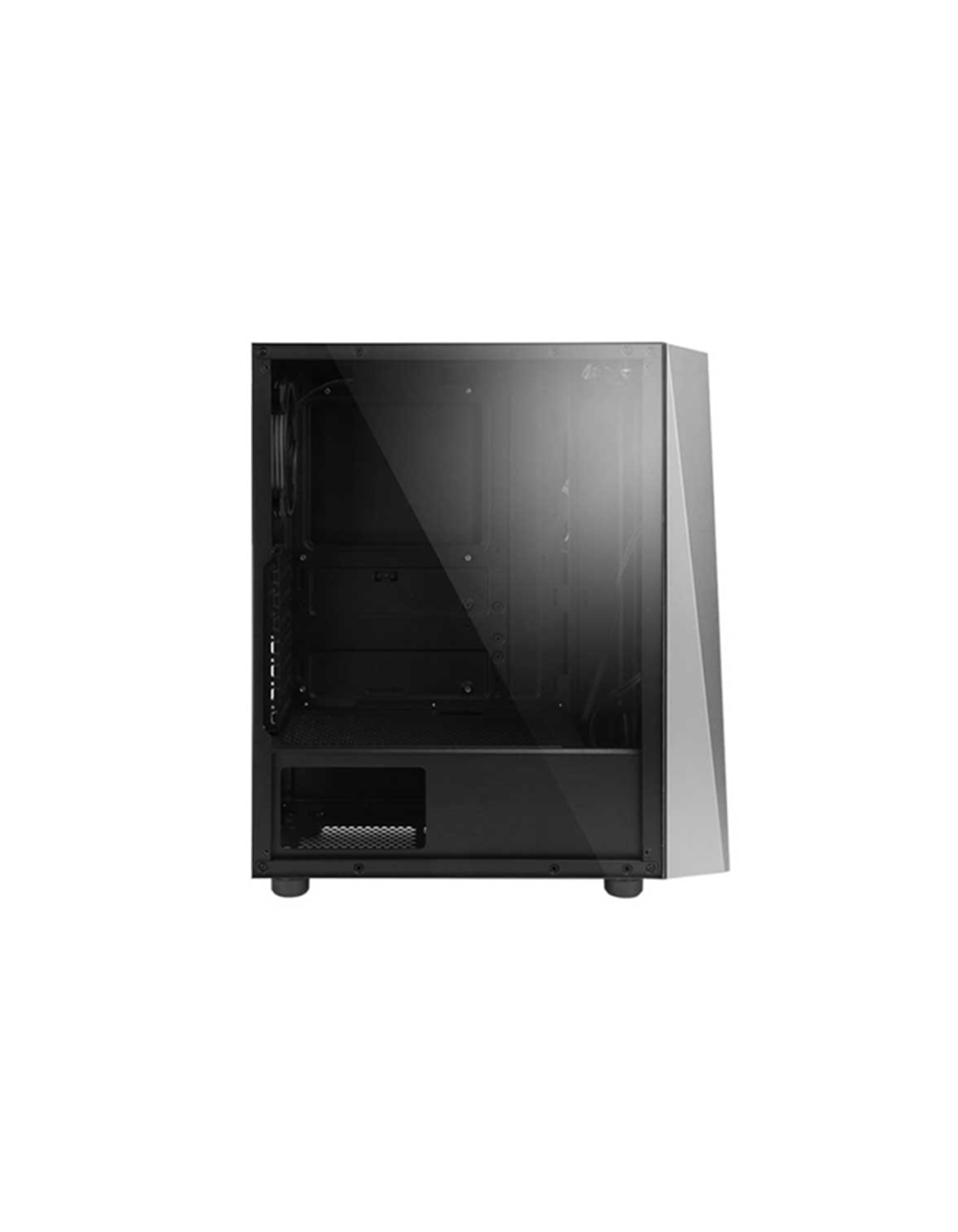 Корпус ZALMAN S4 Plus, ATX, BLACK, WINDOW, 2x3.5", 1x2.5", 2xUSB2.0, 1xUSB3.0, FRONT 2x120mm RGB, REAR 1x120mm RGB