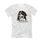 Футболка "Бернский Зенненхунд - портрет"