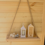 Полка настенная заготовка без бортов с отверстиями 1 шт. 30х11х2 см