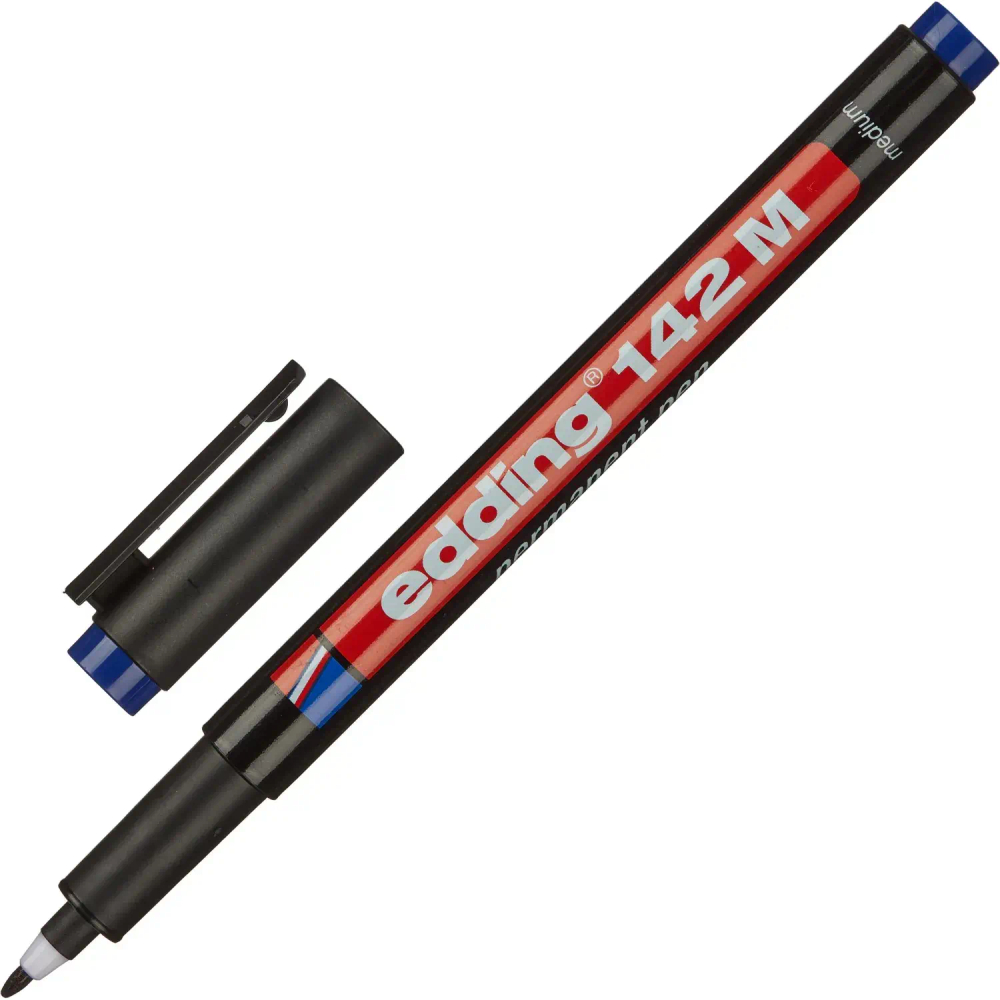 Маркер для глянц. поверхностей EDDING 142/3 M синий 1 мм