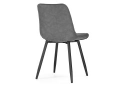 Стул на металлокаркасе Челси темно-серый graf 16 / черный