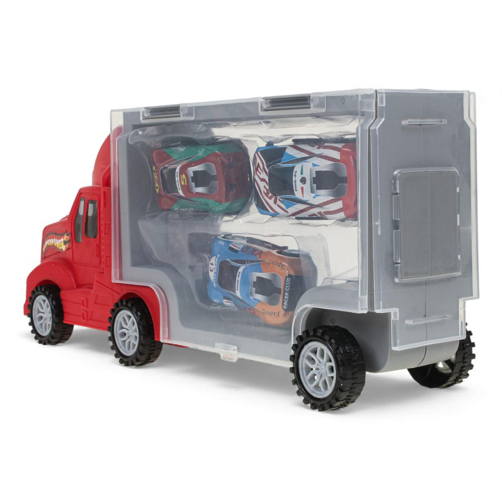 Автовоз +3 машинки, в ассорт. коробка F3555-19