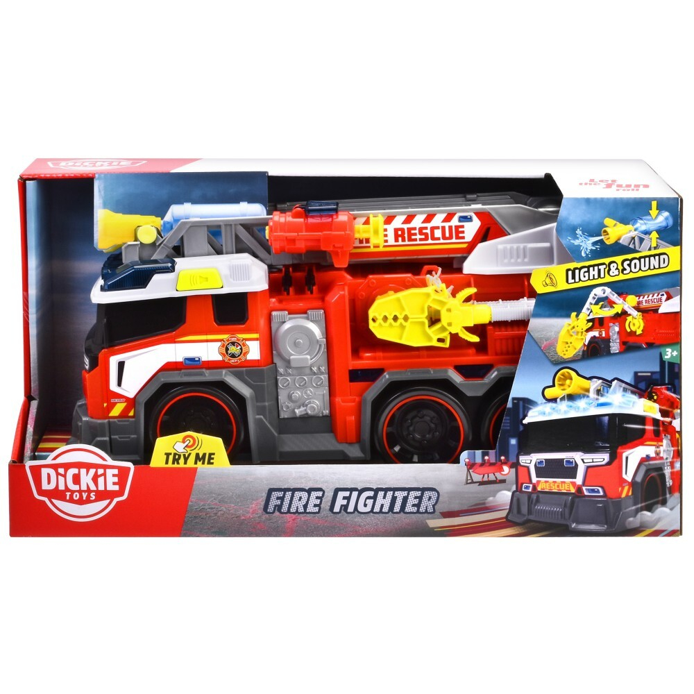Dickie Action - Пожарная машина со светом и звуком 37,5 см / артикул   3307000  / GTIN 4006333084669