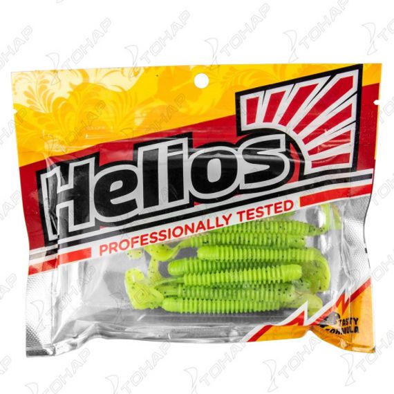 Твистер Credo Long Body 2,95'/7,5 см Pepper Lime 12шт. (HS-9-009) Helios