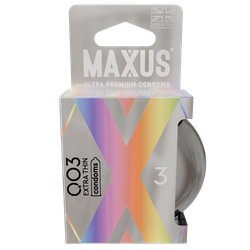 Презервативы MAXUS 003 №3 в железном кейсе, экстремально тонкие, 3 шт