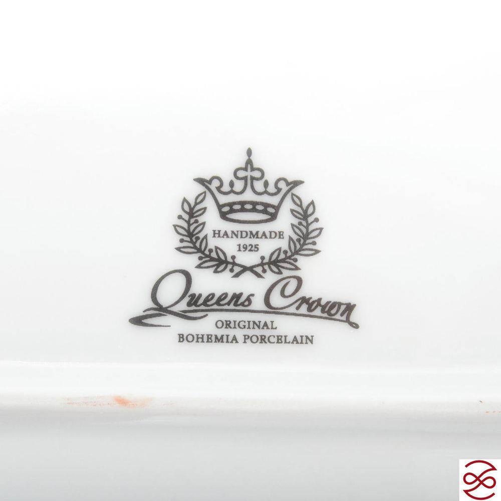 Блюдо овальное Queen's Crown Мелкие цветы 36 см