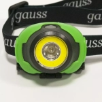 Фонарь Gauss LED налобный модель GFL303 4W 230lm 3xAAA