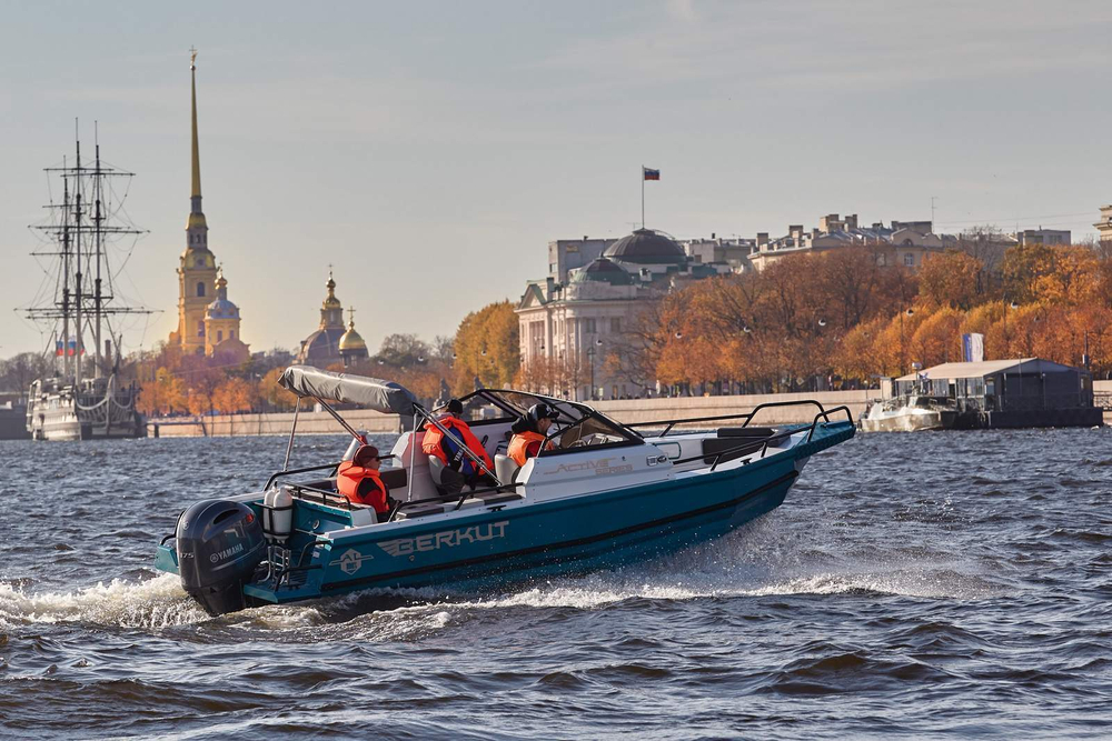 Алюминиевый катер BERKUT Active DC