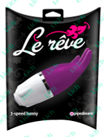 Фиолетовый Вибромас, Bunny , Серия Le Reve 3 скорости вибрации