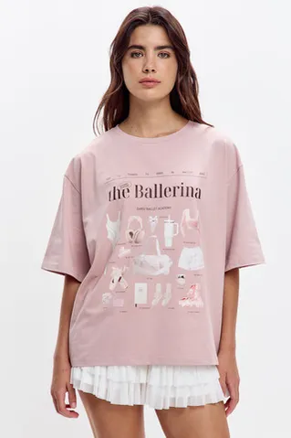 Футболка с принтом 