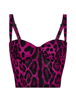 Корсет с принтом