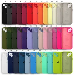 Чехол iPhone 15 Pro Silicone Case Color (в ассортименте)