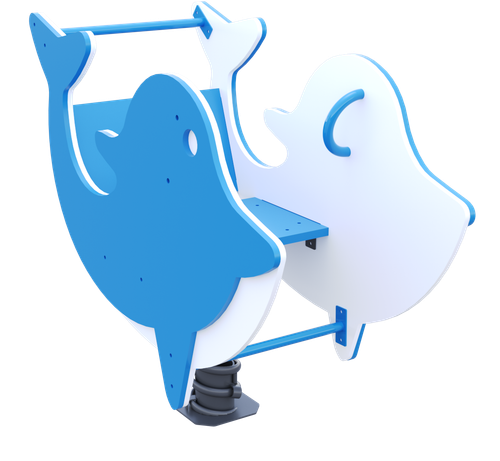 Качалка Дельфин И.05-008