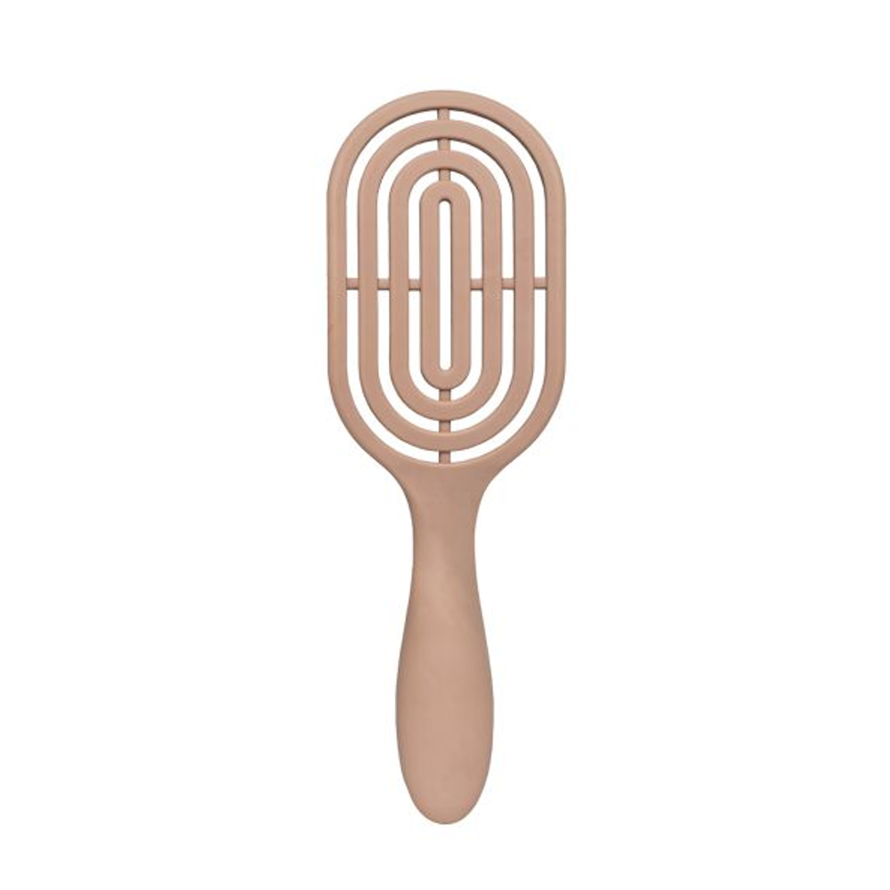 Расческа для волос с натуральной щетиной SOLOMEYA Hair Brush With Natural Boar Bristle Beige