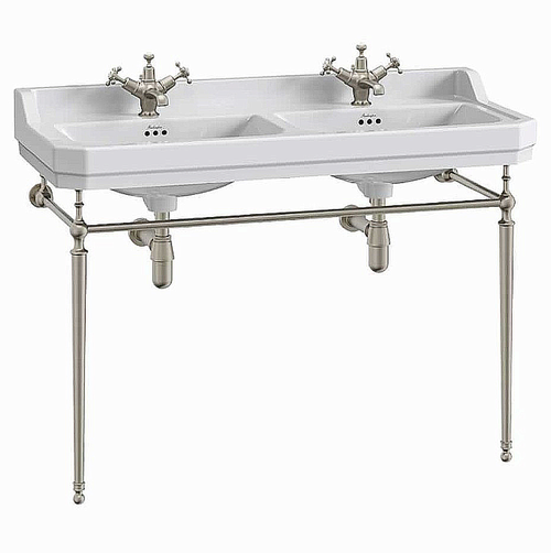 Консоль с раковиной Burlington Edwardian B21 1TH 120 хром