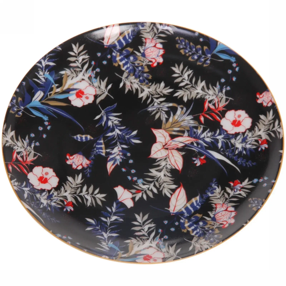 Тарелка керамическая «Paradise» 20см, черная