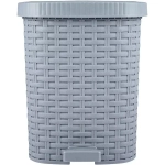 Контейнер педальный для мусора Артлайн (без вкладыша) 12л (серый)