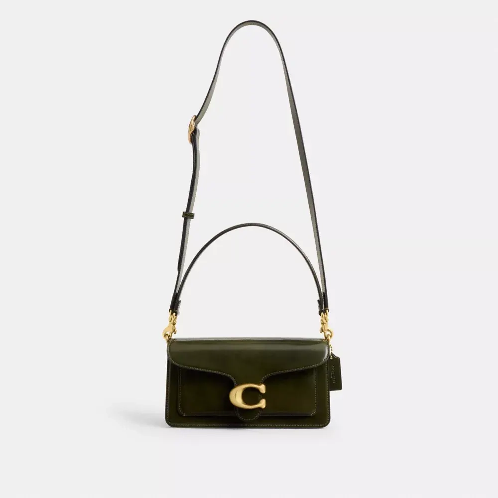 COACH СУМКА ЧЕРЕЗ ПЛЕЧО TABBY 26, ОЛИВКОВЫЙ