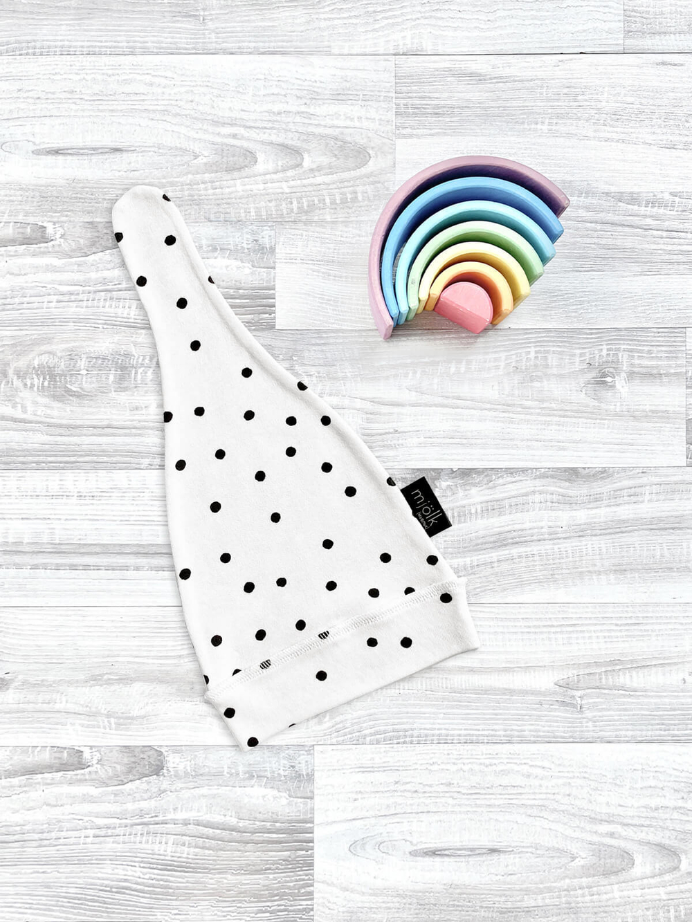 Шапочка Mjölk Горошки, уценка