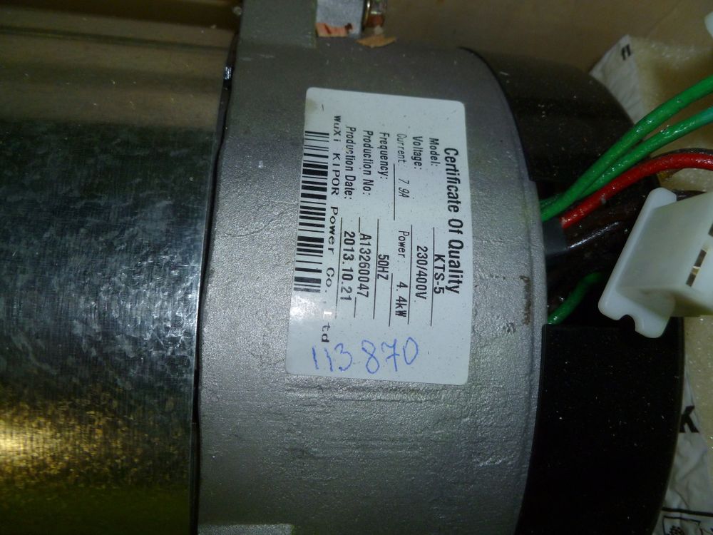 Генератор трехфазный Kipor KGE6000T3 - ТСС ЭЛАБ/ЭЛАД-6000 (ЭЛАД-5000-6000-3 -кр.и желт.) ( в сборе )(Alternator