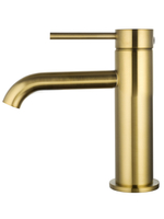 Смеситель для раковины WONZON & WOGHAND STICK, Брашированное золото (WW-88139017-BG)