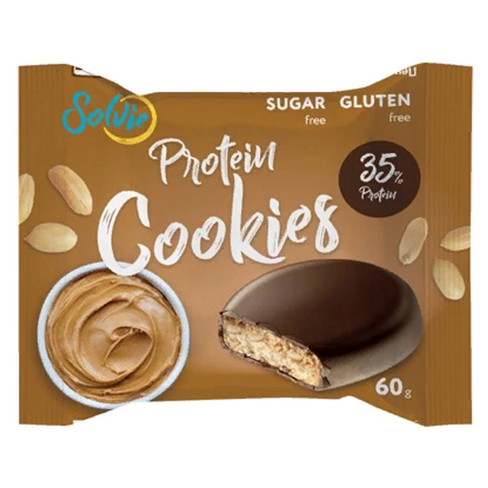 Solvie 35% Протеиновое печенье в шоколадной глазури (60 гр.)