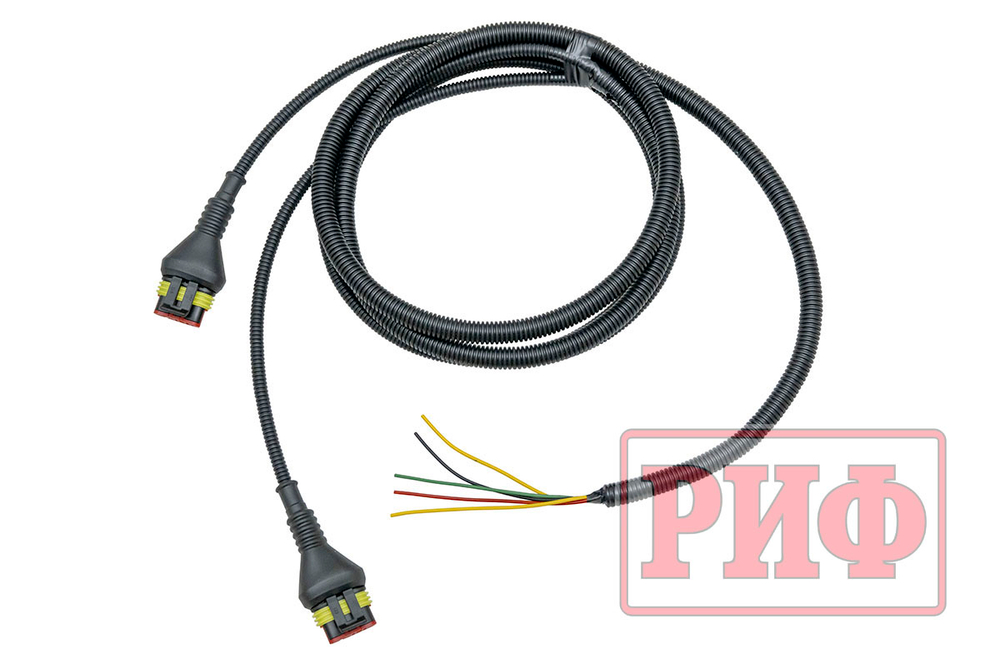 Бампер силовой задний Great Wall Poer с квадратом под фаркоп и фонарями РИФ