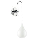 803530 Бра PENTOLA 1х40W E14 ХРОМ/БЕЛЫЙ