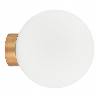 Светильник накладной MUNICH под лампу G9,  опаловое стекло,  основание цвета бронза,  D200xH220мм,  IP54