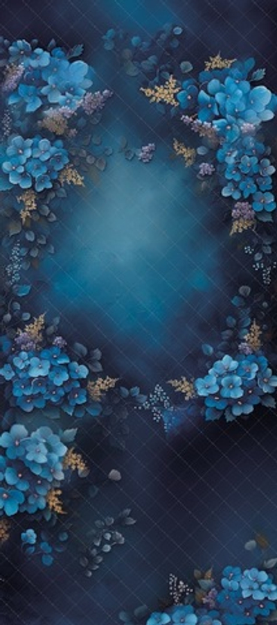 Фон неопреновый ГОРТЕНЗИИ